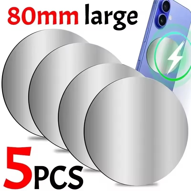 Tablet Holder Accessories - 1-5 SZT. 8CM Magnetyczna Metalowa Płytka