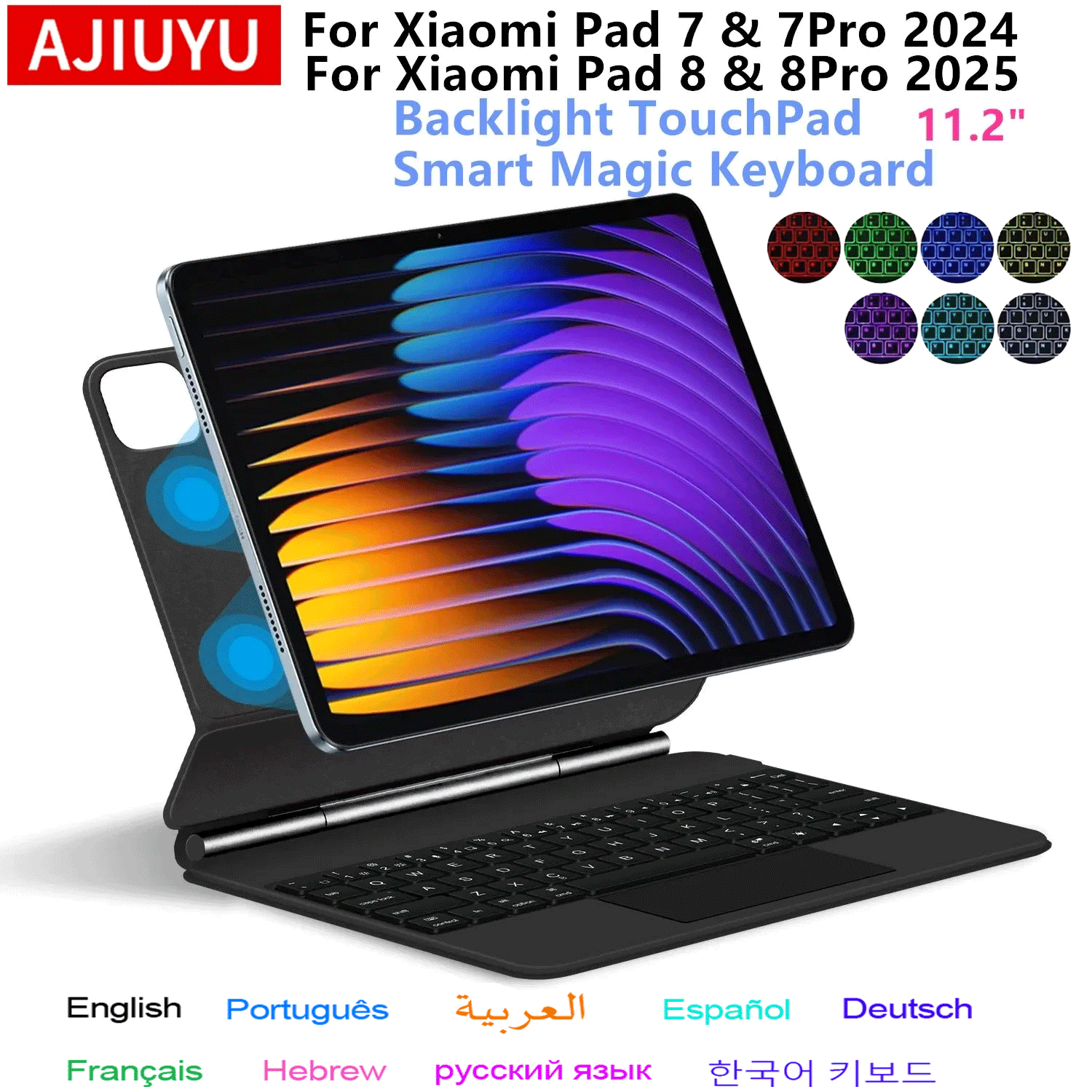 Tablet Keyboard Case - Magic Keyboard Folio dla Xiaomi Pad