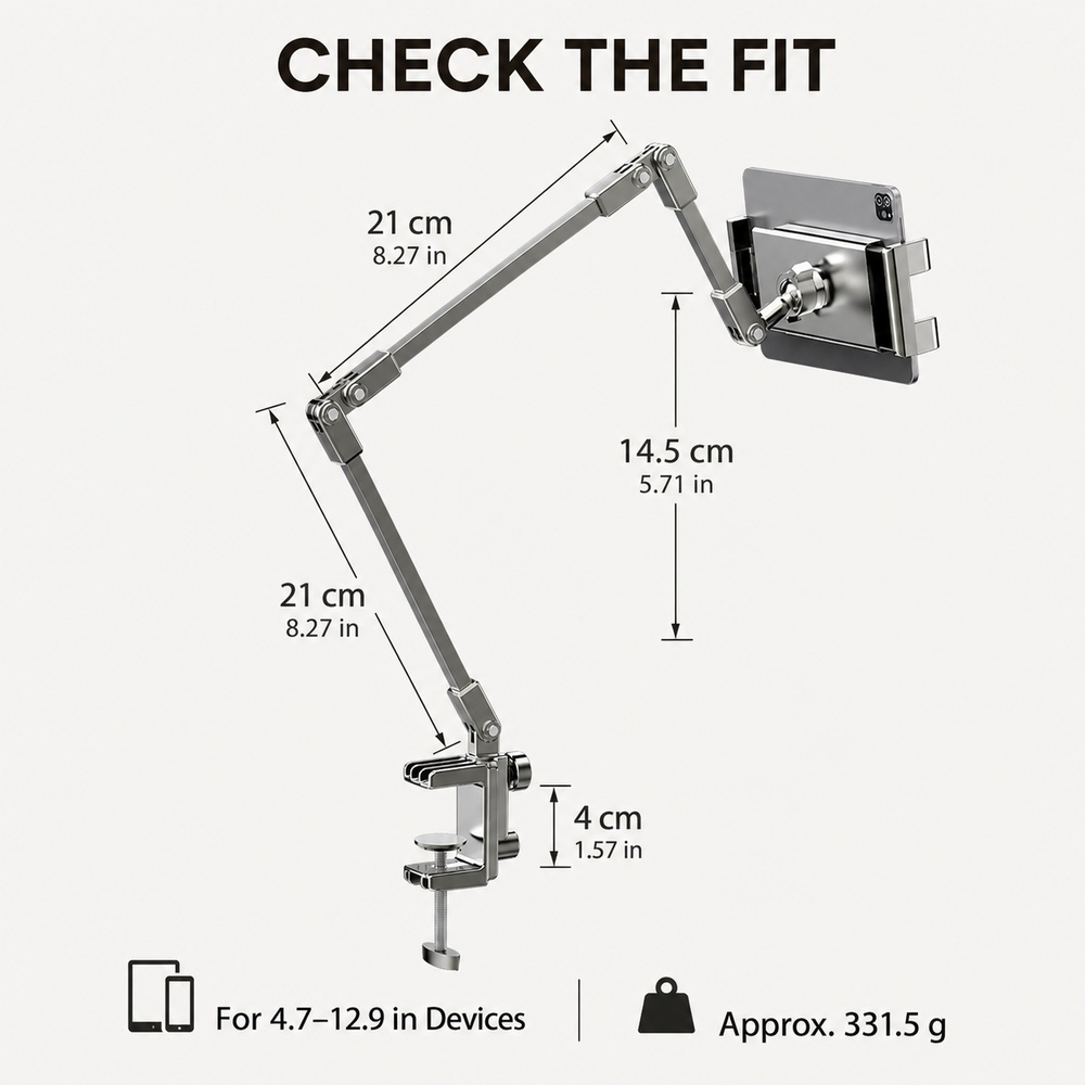Regulowany uchwyt na telefon d – Tablet Holder Accessories recenzja i cena