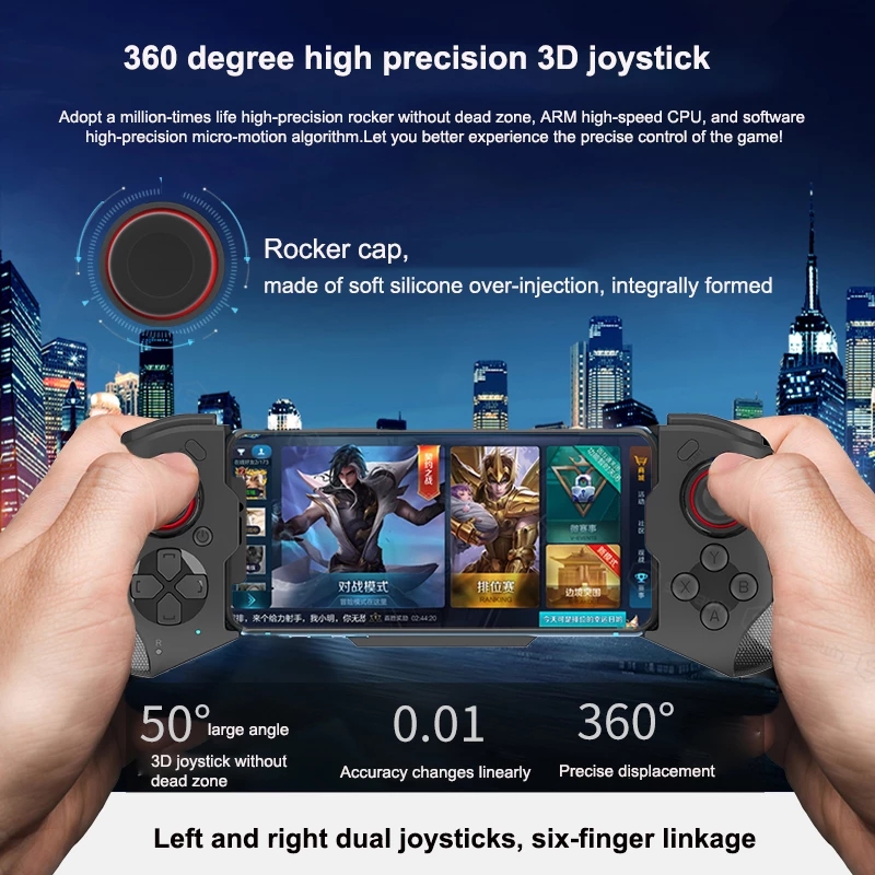 Joystick do telefonu komórkowe – Android Tablet Gaming Accessories recenzja i cena