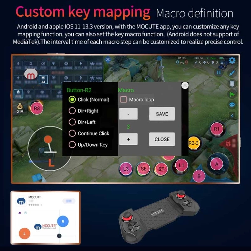 Joystick do telefonu komórkowe – Android Tablet Gaming Accessories recenzja i cena