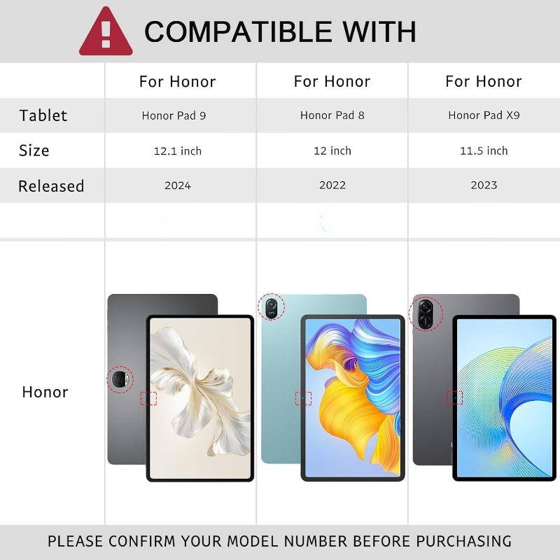 Etui z funkcją obrotu o 360 st – Honor Tablet X9 Accessories recenzja i cena