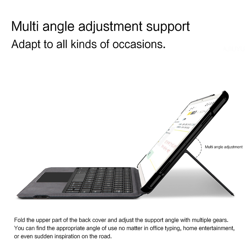AJIUYU Etui z klawiaturą i tou – Tablet Keyboard Case recenzja i cena