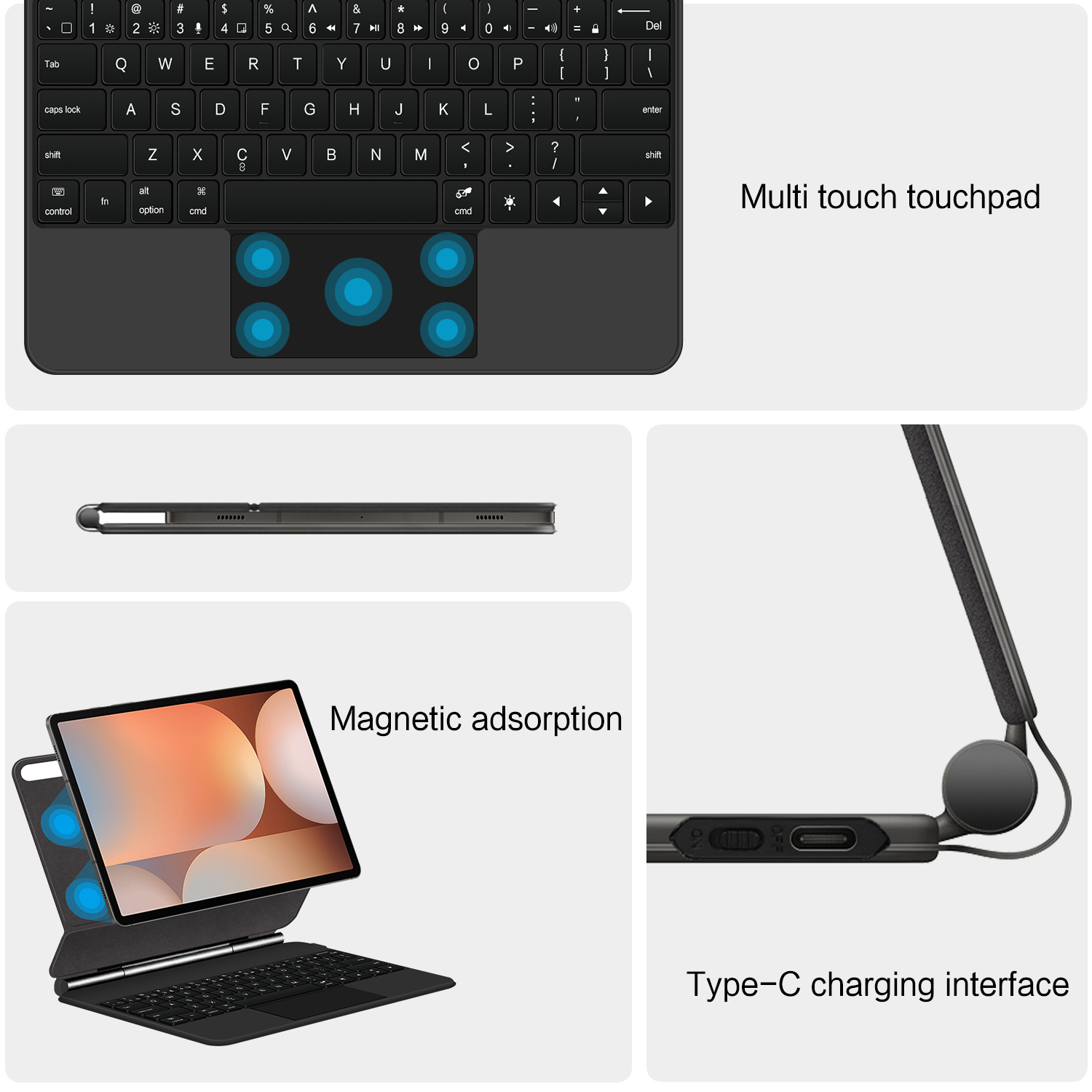 Magiczna Magnetyczna Klawiatur – Tablet Keyboard Case recenzja i cena