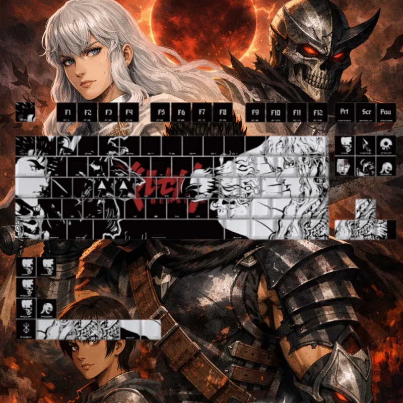 Klawisze BERSERK Anime, 98 kla – Tablet Accessories For Gaming recenzja i cena
